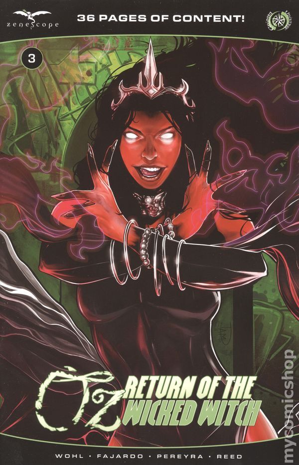 Oz Return of Wicked Witch #3D VF 2023 Stock Image Zenescope