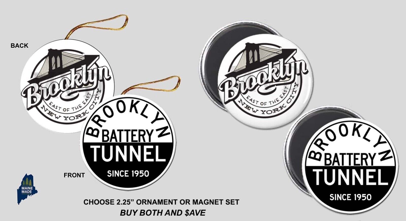 BROOKLYN BATTERY TUNNEL Collectibles -  Vintage Logo MTA Highway Park New York