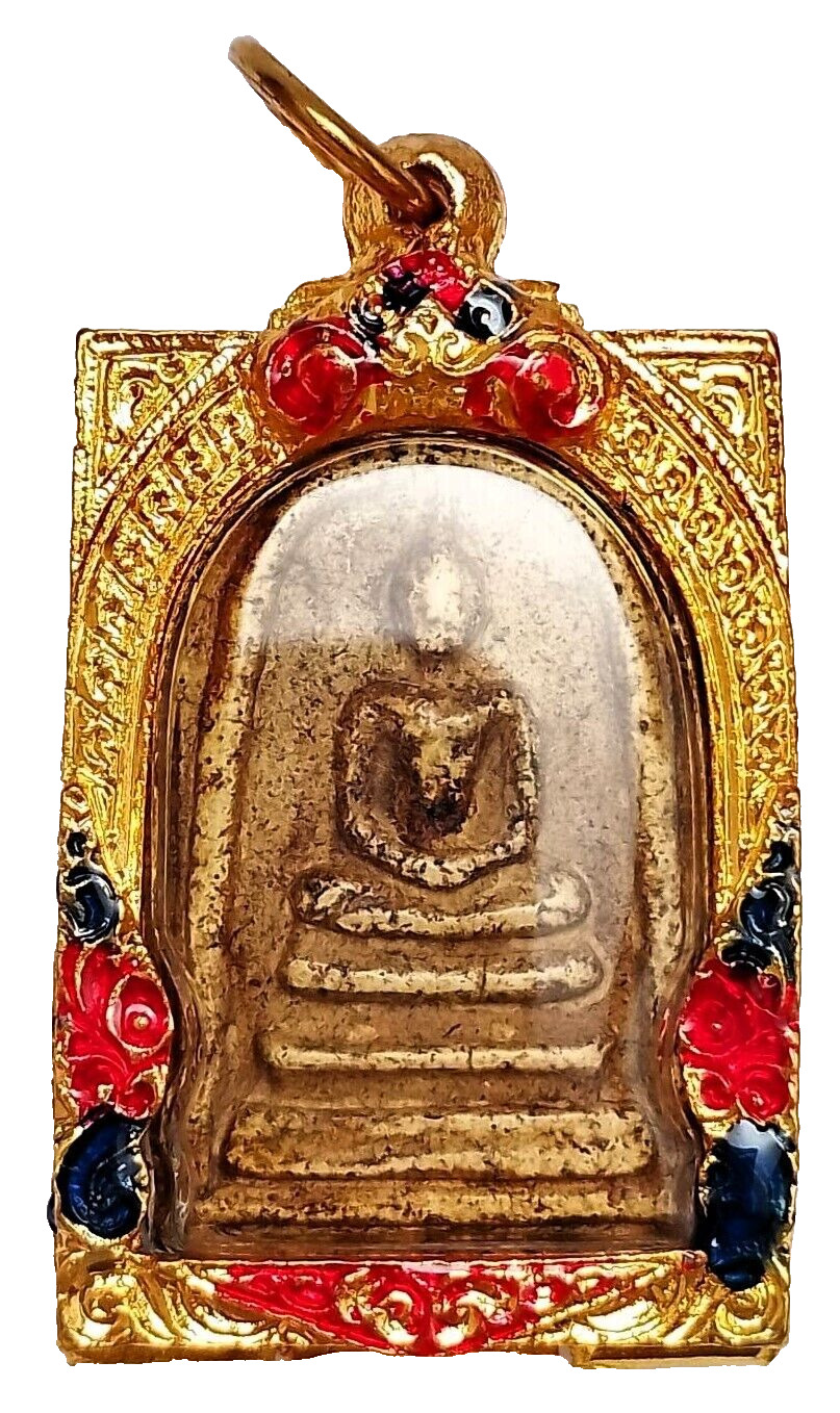 Antique Rare Phra SomdetToh Wat Rakang Pim Yai Kru Phra Prang Top Thai Amulet