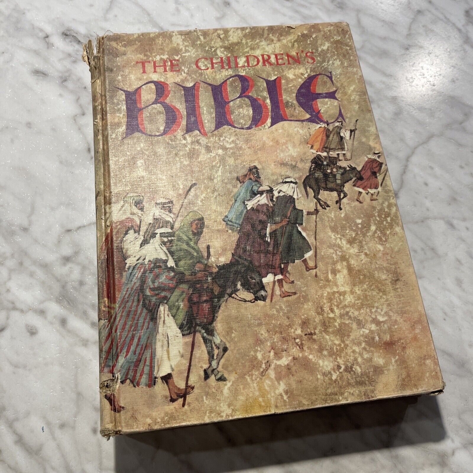 THE CHILDREN'S BIBLE by Golden Press - 1965 - Full-Color Illustrations