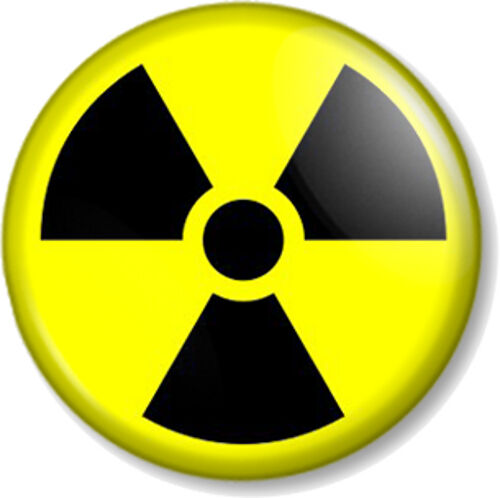 NUCLEAR WARNING SIGN 25mm 1\