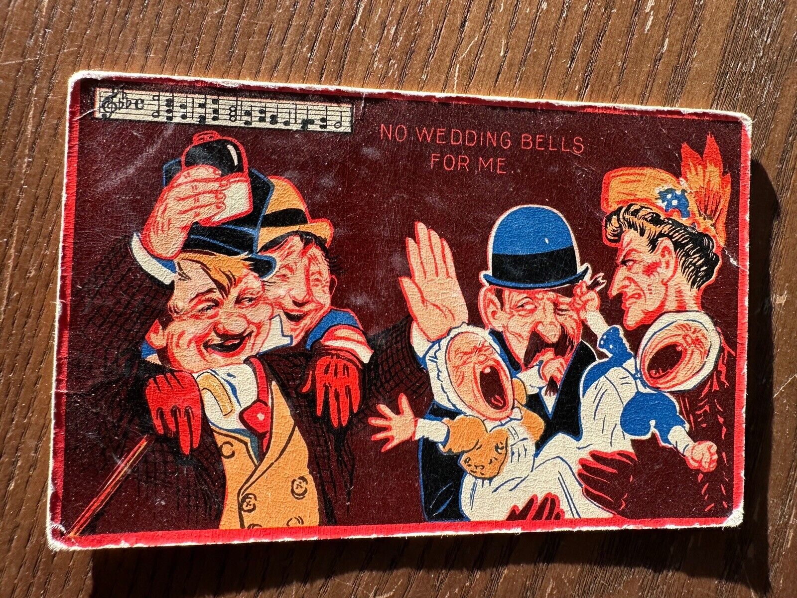 Early 1900’s Antique Alcohol Cautionary Prohibition Era Postcard Humor