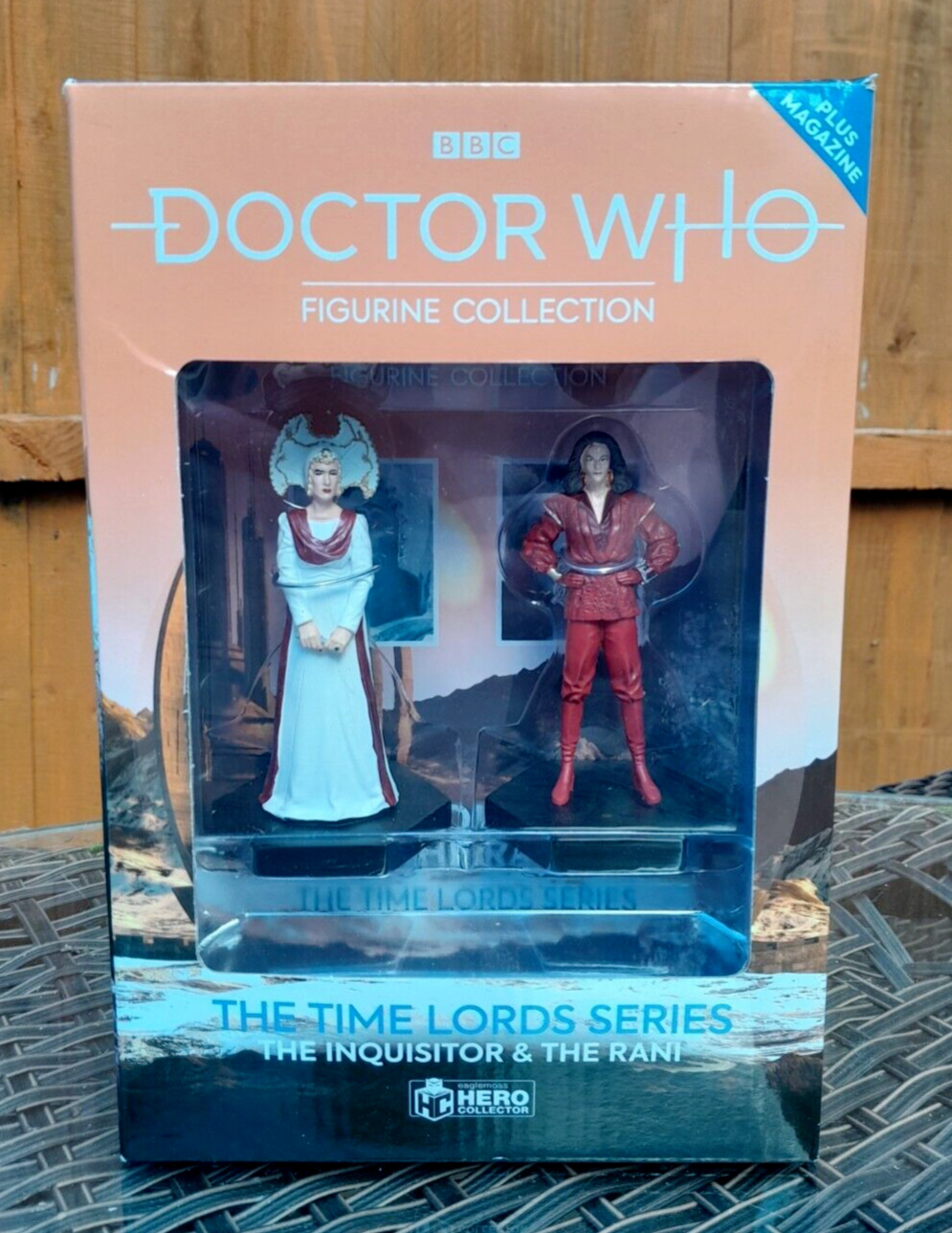 EAGLEMOSS DOCTOR WHO FIGURINE COLLECTION TIMELORD SERIES THE INQUISITOR & RANI