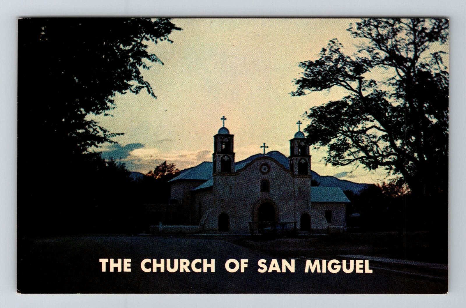 Socorro NM-New Mexico, Church Of San Miguel, Historic Mission Vintage Postcard