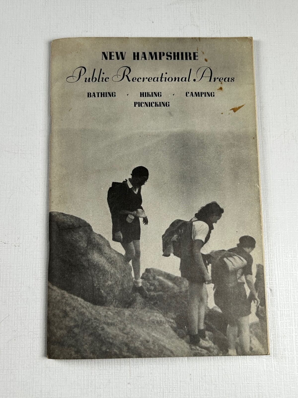 New Hampshire Public Recreation Areas 1938 Travel Booklet