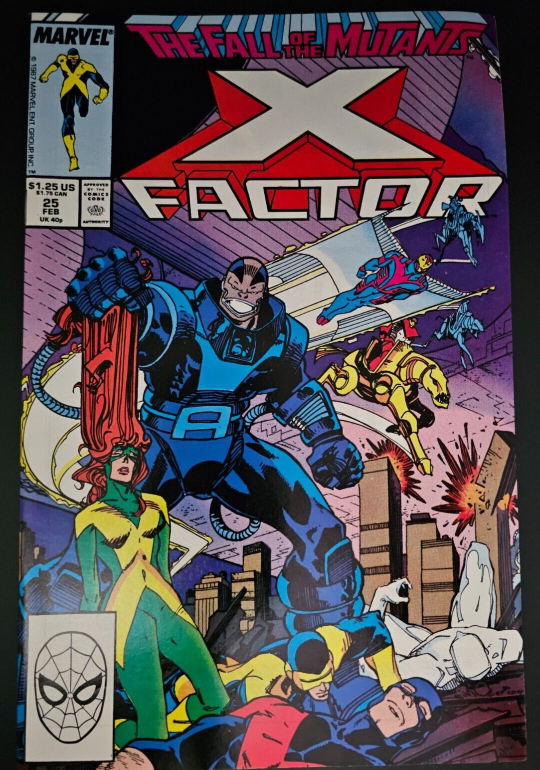 X-FACTOR  No. 25 1988 Marvel Comics X Men Louise Simonson RAW