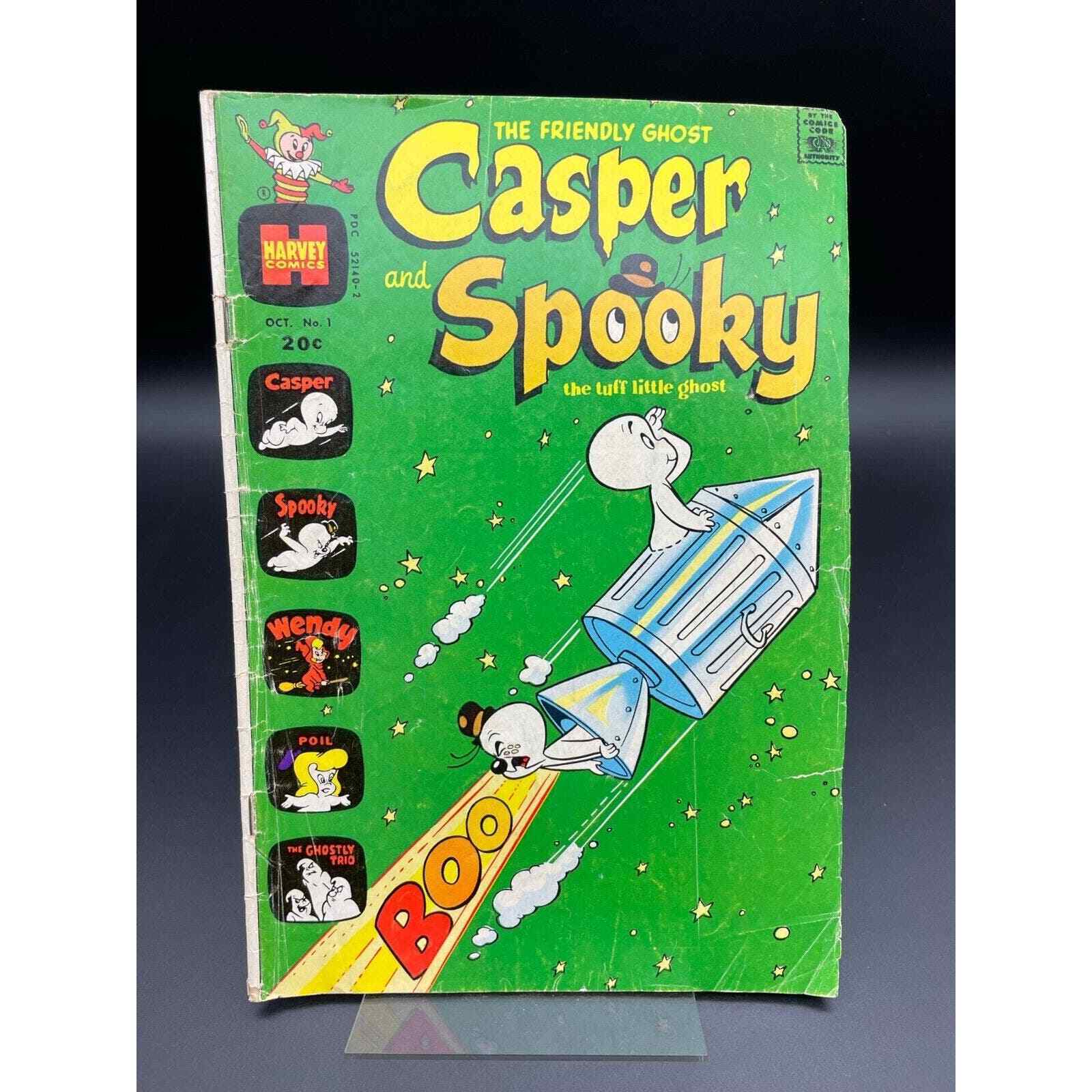 Casper and Spooky #1 Harvey Comics [1972 FN-] Sharp Bronze Age Copy