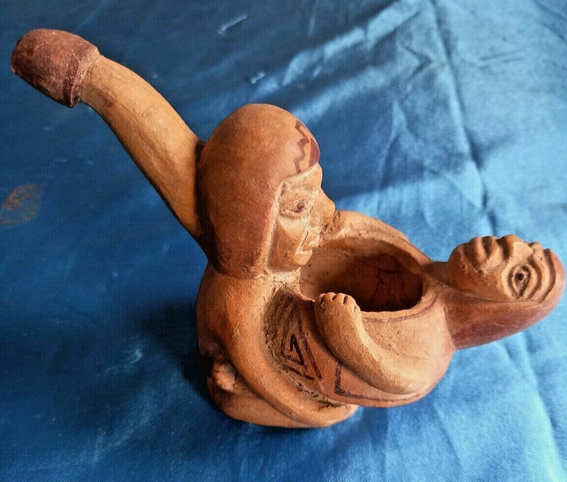 Peruvian pipe eritica sexuality Huaco Artisan Ceramic Reproduction