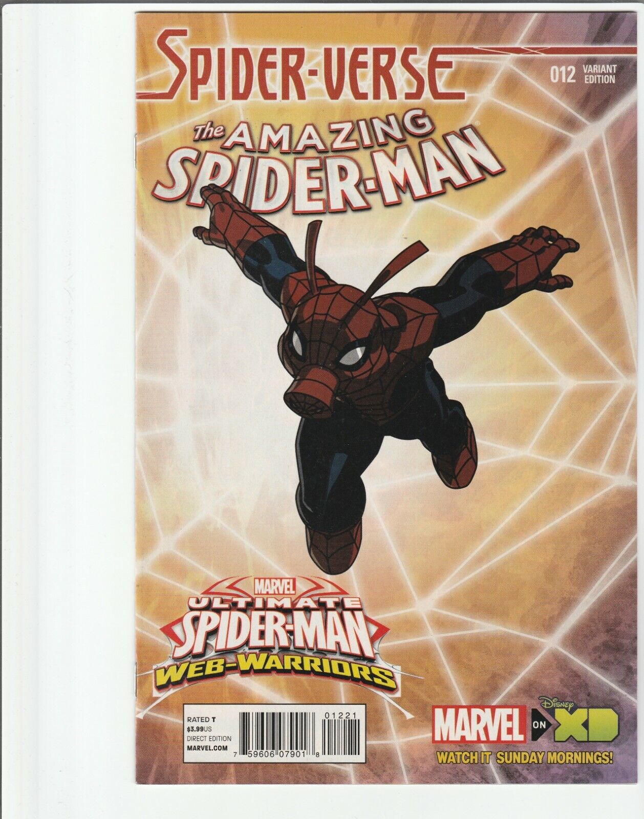 AMAZING SPIDERMAN # 10 ANIMATION VARIANT 1 IN 10  SPIDER-HAM 3 LOW PRINT 