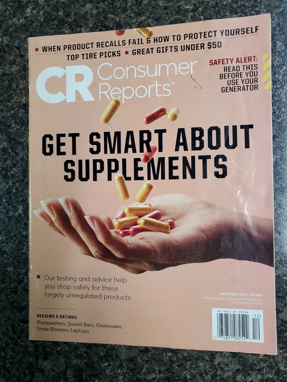 Consumer Reports December 2019 Get Smart About Supplements 
