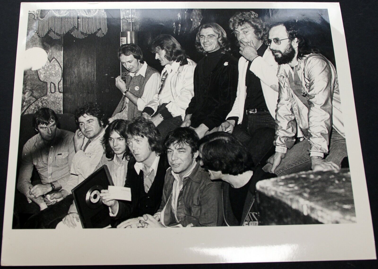 Led Zeppelin Mitch Mitchell Press Photo Ad Lib - Golden Lion Roadies Raffle 1978