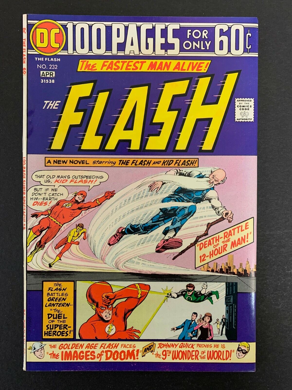 FLASH #232 *HIGH GRADE* (DC, 1974)  100 PAGE GIANT  LOTS OF PICS