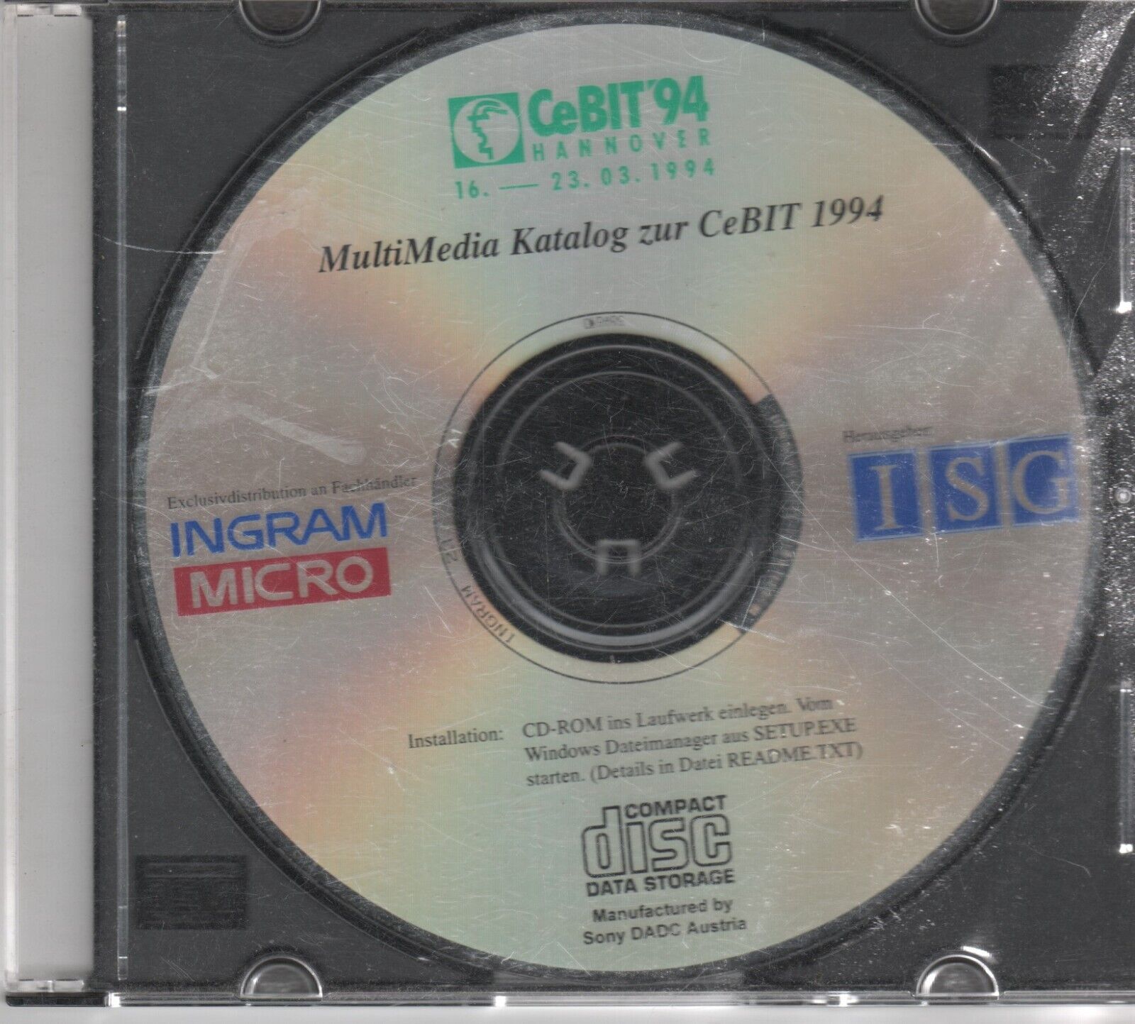 ITHistory (1994) IBM PC Software: MULTIMEDIA KATALOG CEBIT \'94