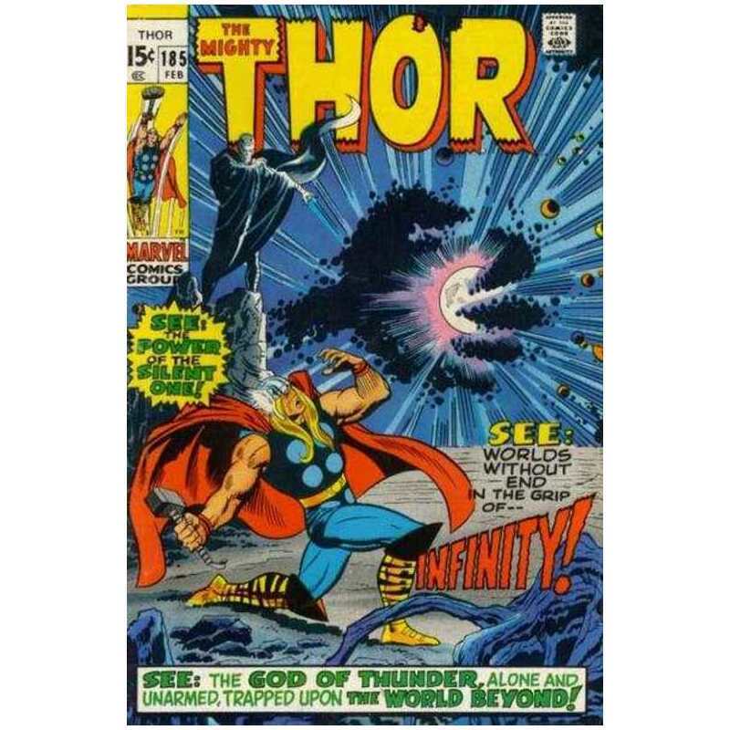 Thor (1966 series) #185 in Fine minus condition. Marvel comics [m.