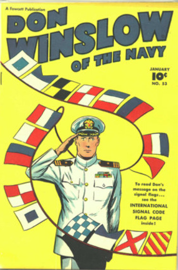 Vintage Don Winslow of the Navy #7 (1948) - Rare Comic Book with Character