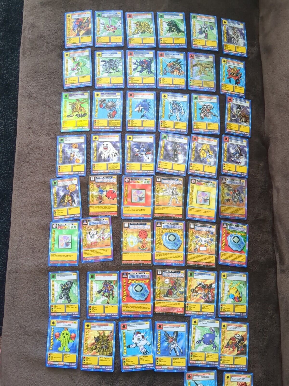 62 Digimon Cards Lot 1999 BANDAI