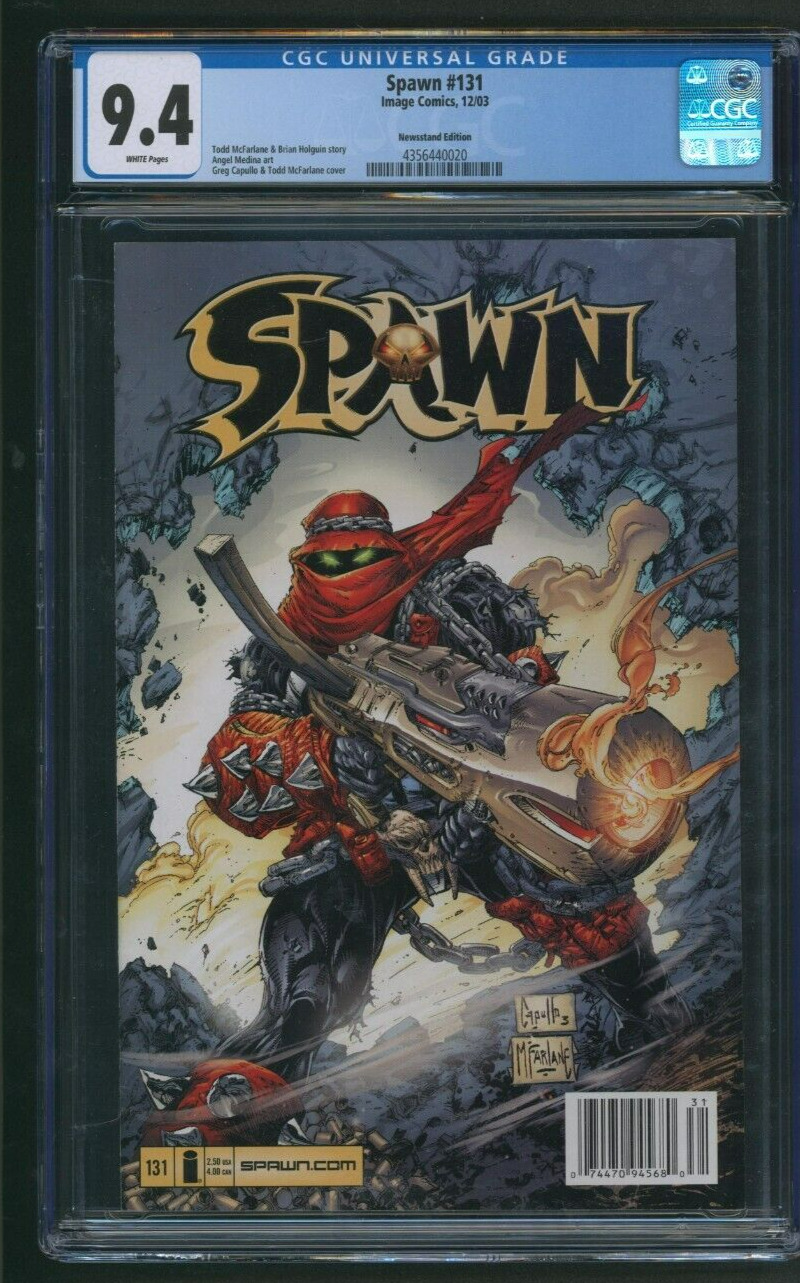 Spawn #131 CGC 9.4 Newsstand Edition Image Comics 2003 McFarlane Capullo