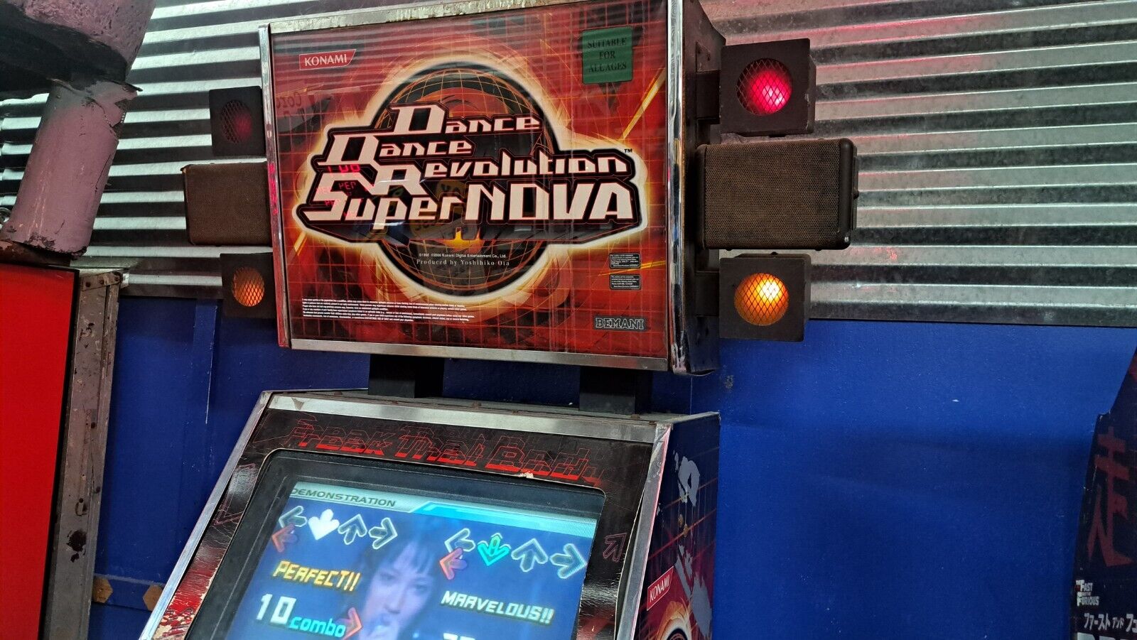 Dance Dance Revolution Supernova Arcade Machine 2 player