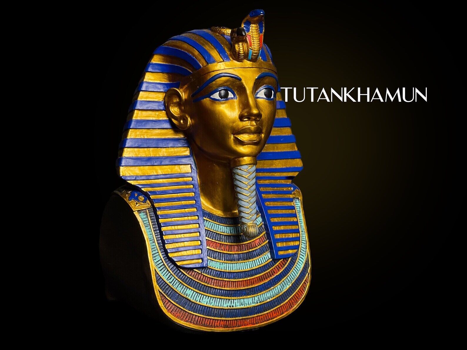 Egyptian King Tutankhamun\'s mask, Home decor Masks, Egyptian decor.