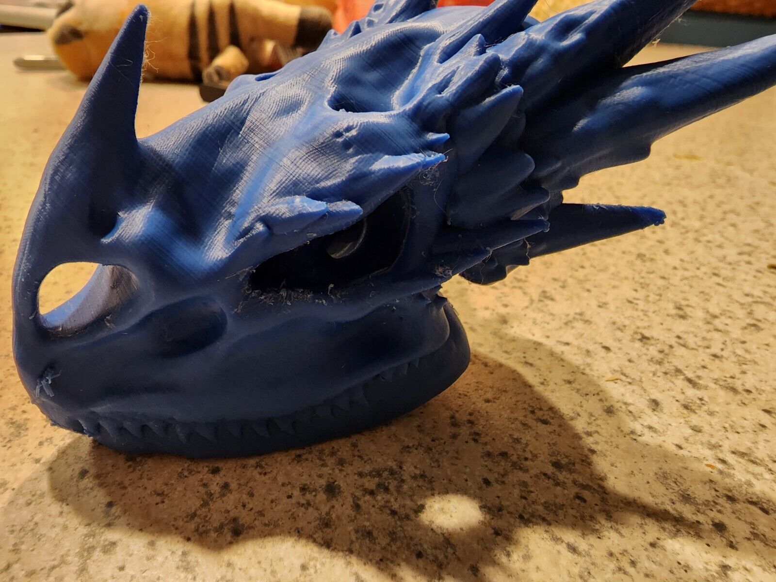 3D Printed Dragon Skull - Multiple Color Options Available - Great for Fantasy