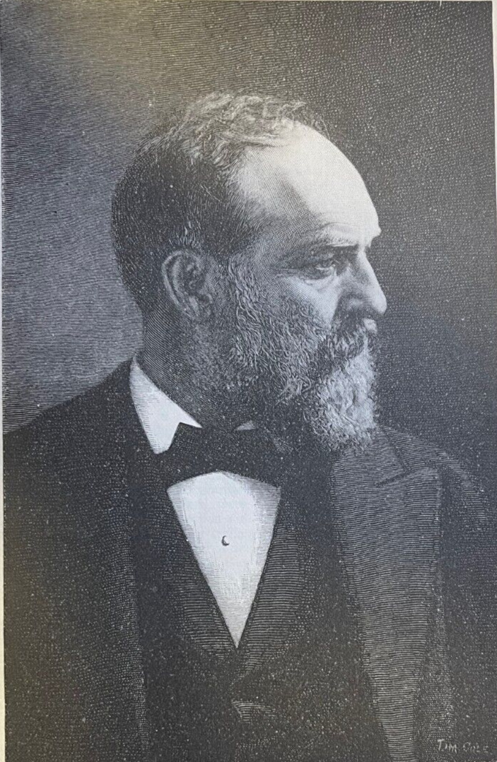 1881 President James A. Garfield illustrated