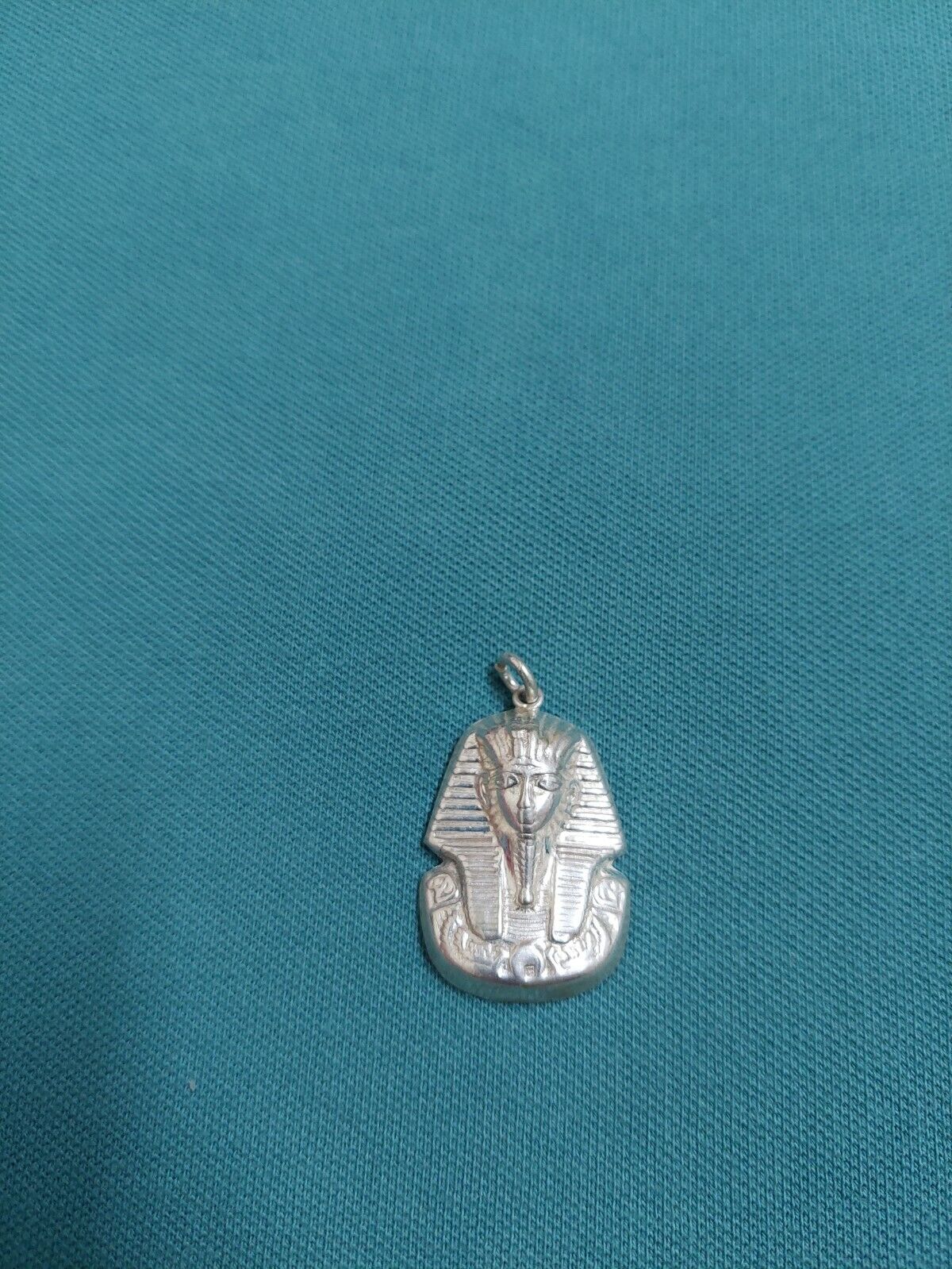 King tutankhamun Silver pendant 100 % Egyptian handmade