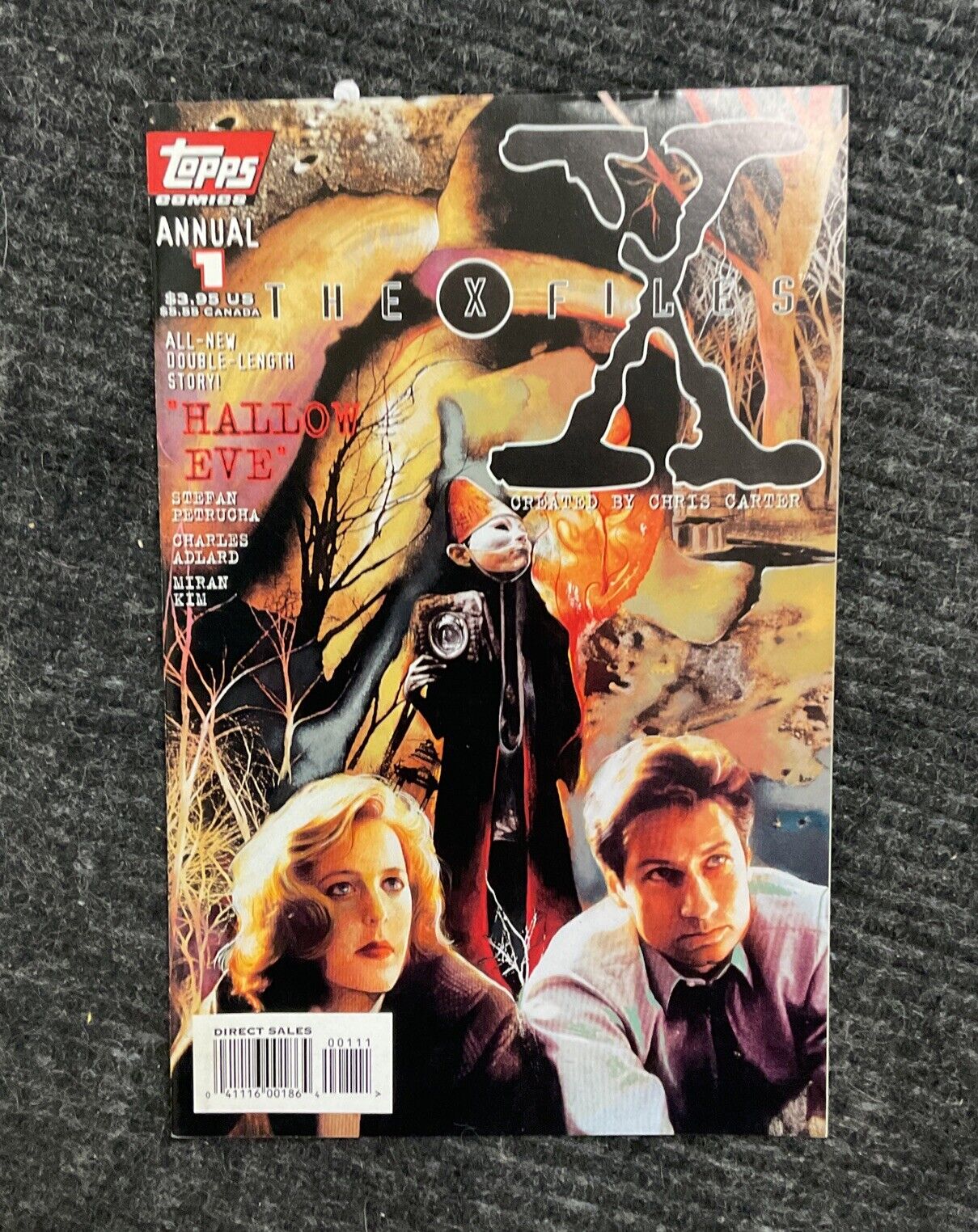 X-Files Annual #1 Topps Comic Book Vintage 1995 Chris Carter Annual Paperback