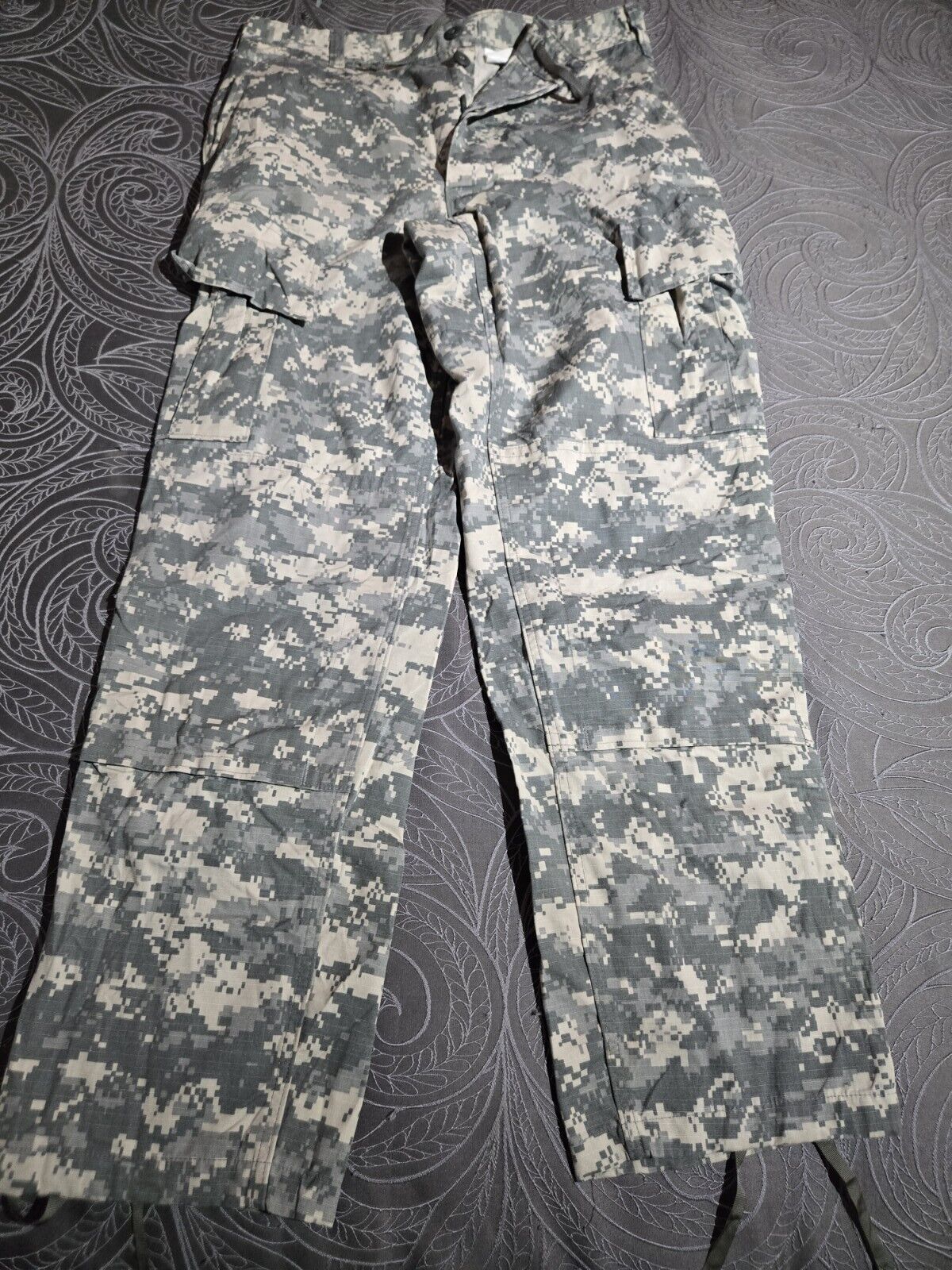 Men's Army Camo Pants Size Medium Regular Green Tan Dessert Camouflage W31-35