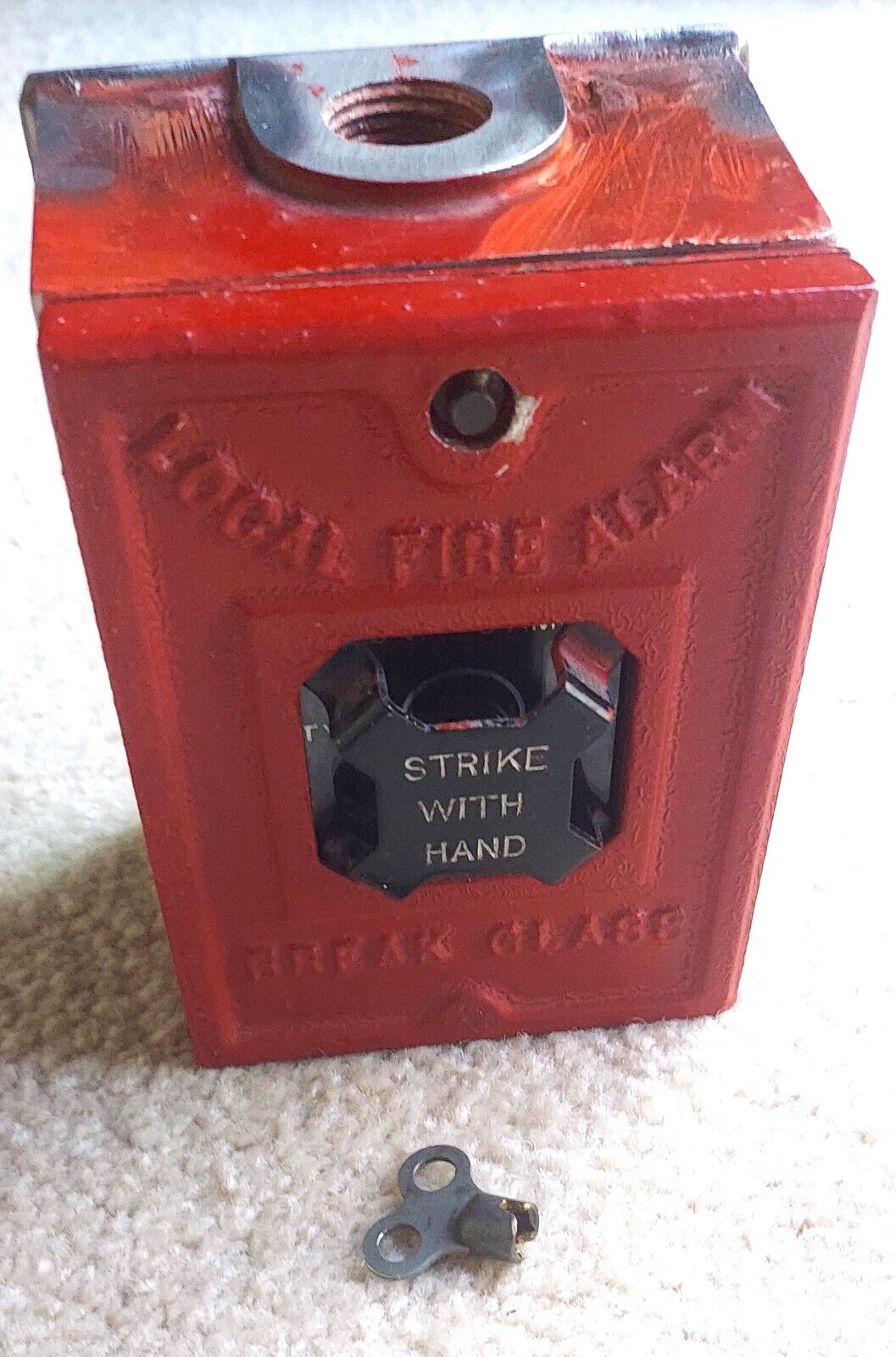 Vintage IBM Fire Alarm Pull Station with KEY