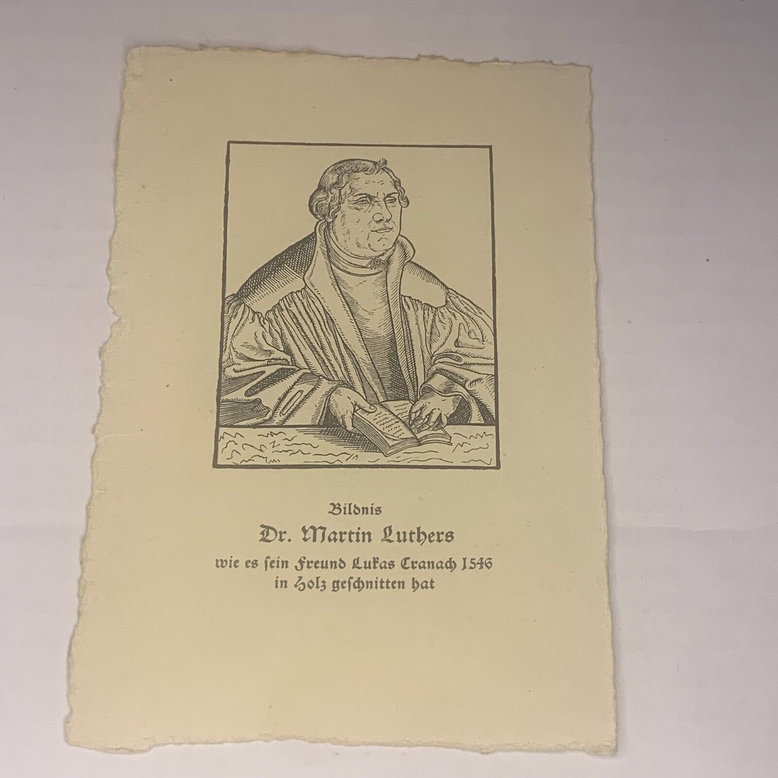 Vintage 1924 Dr Martin Luther  Lutherhalle Wittenberg Germany Postcard