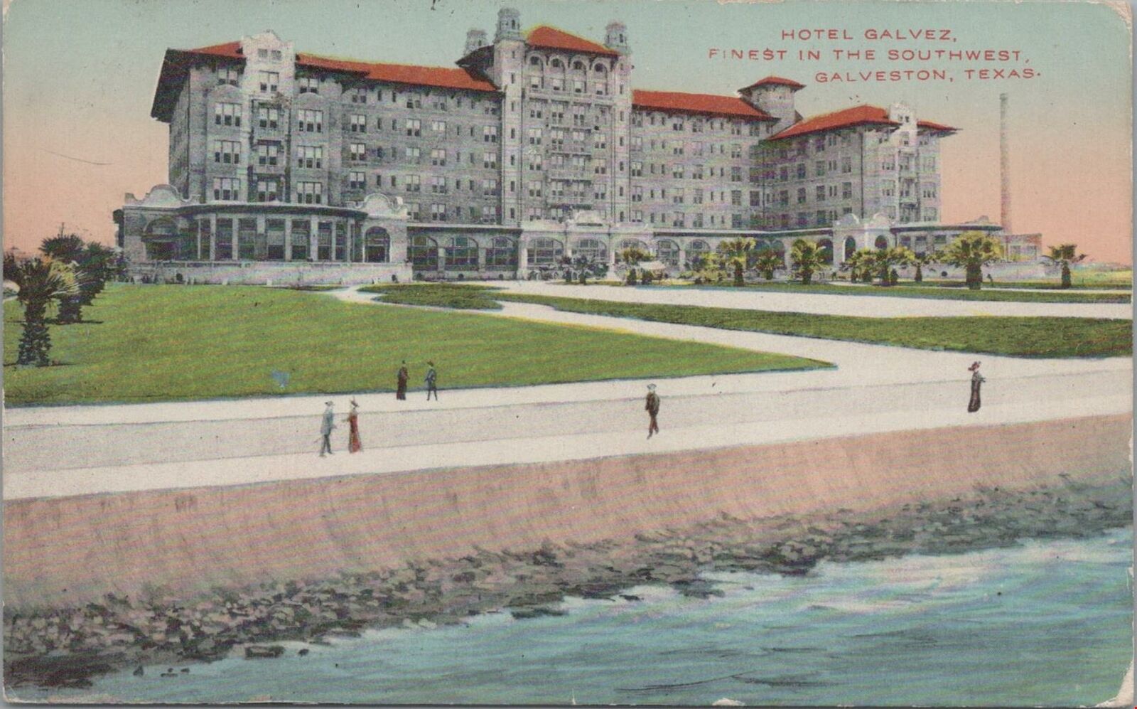 Postcard Hotel Galvez Finest in Southwest Galveston TX 