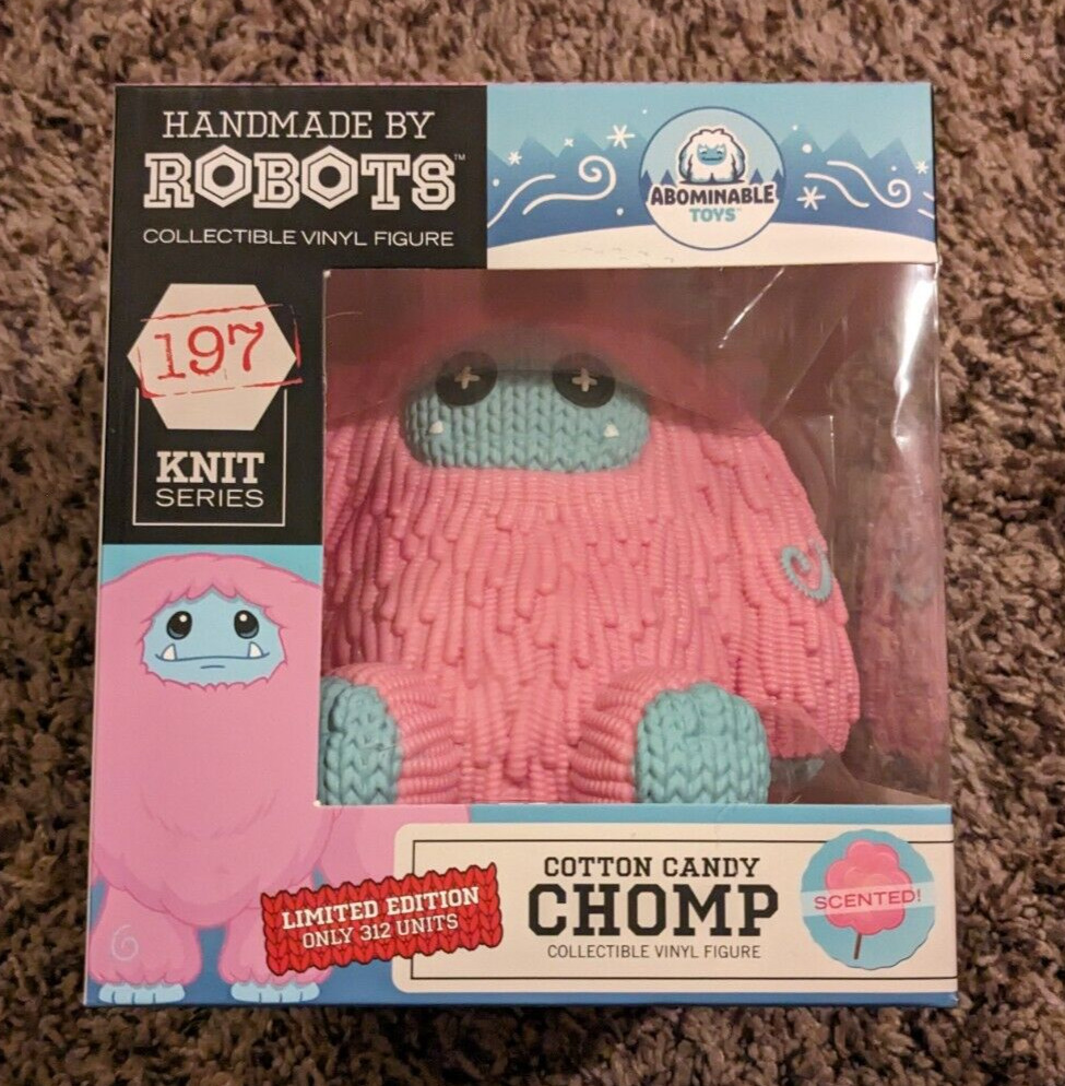 Cotton Candy Chomp Handmade by Robots Scented Figure Abominable Toys HMBR FYE