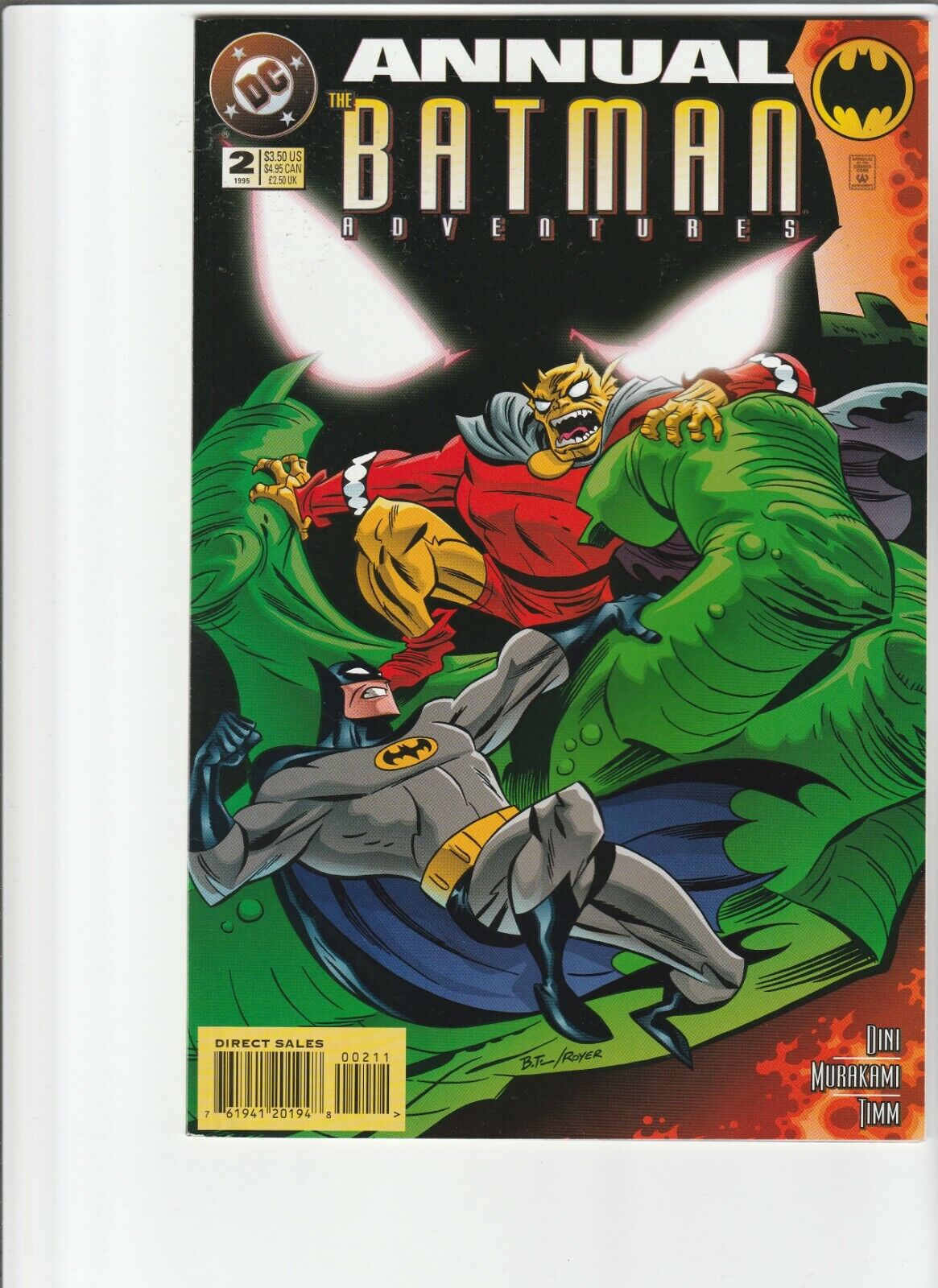 BATMAN ADVENTURES ANNUAL # 1  BRUCE TIMM 3 1992 ANIMATED SERIES  12