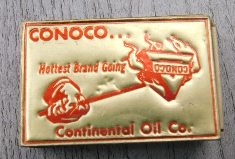 Hottest Brand Conoco Continental Oil Co Loose Match Matchbox Vintage Matchbook