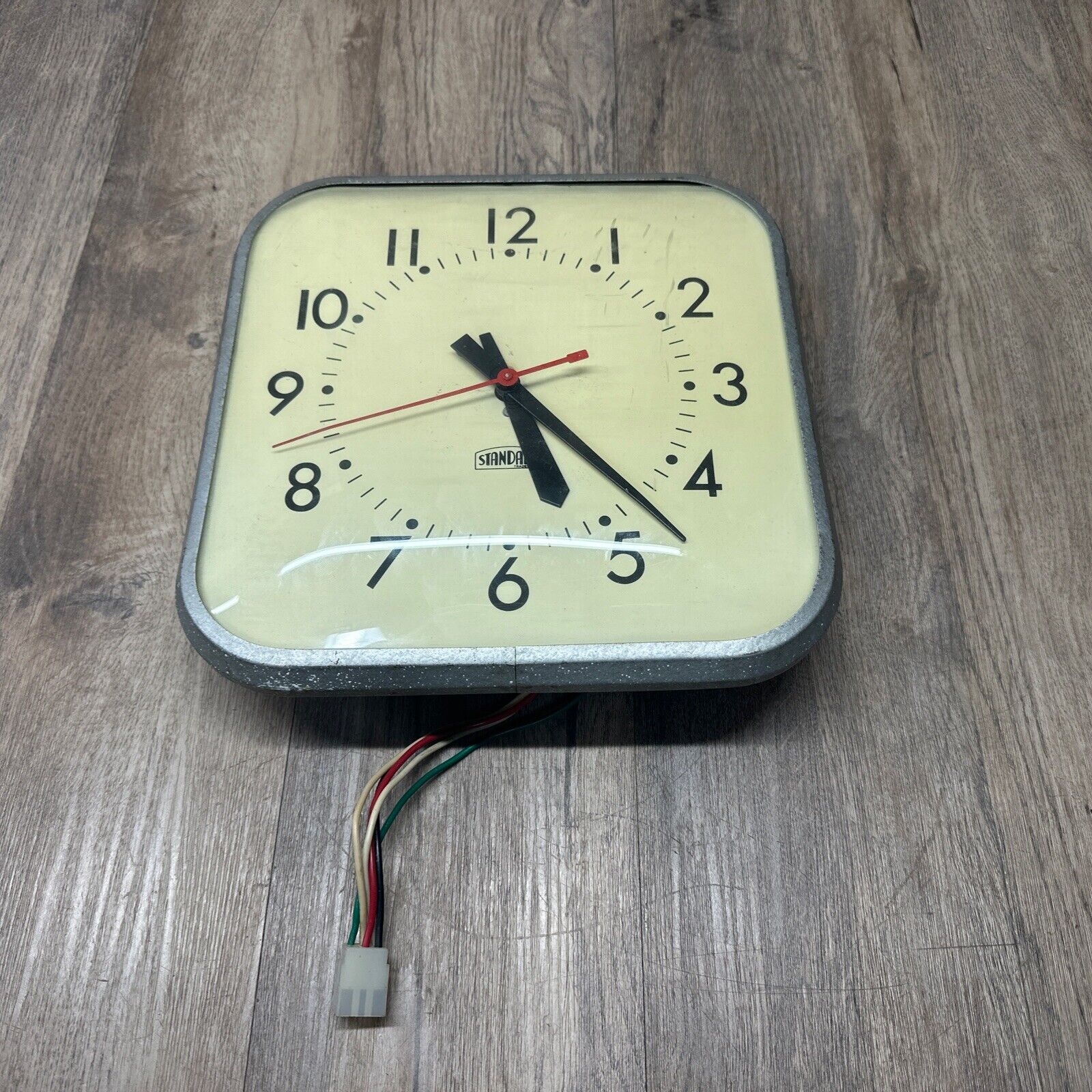 Vintage Standard Electric Time Company School Clock - Springfield Mass