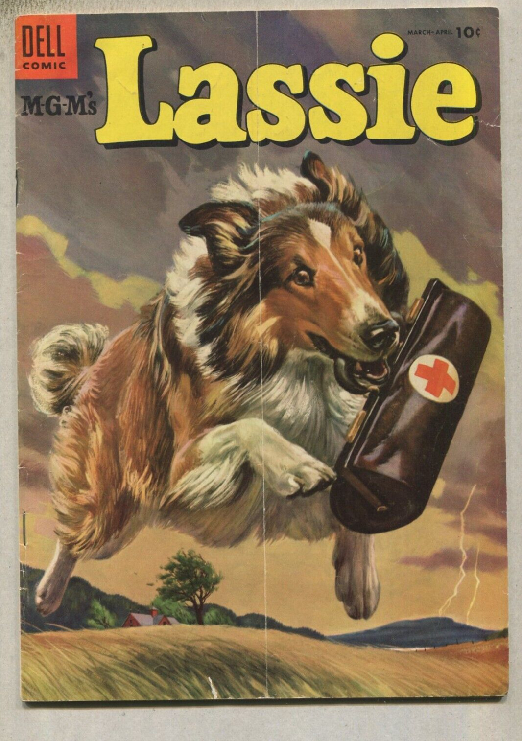 M-G-M\'s Lassie  #21 VG- 1955  Dell  Comics CBX201