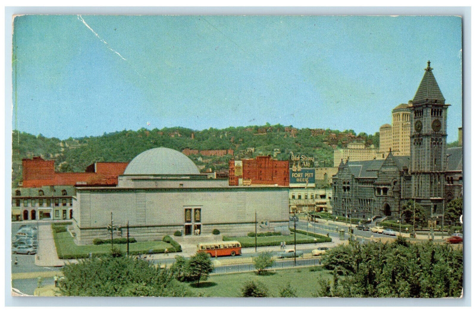 1955 Buhl Planetarium and Institute of Popular Science Pittsburg PA Postcard