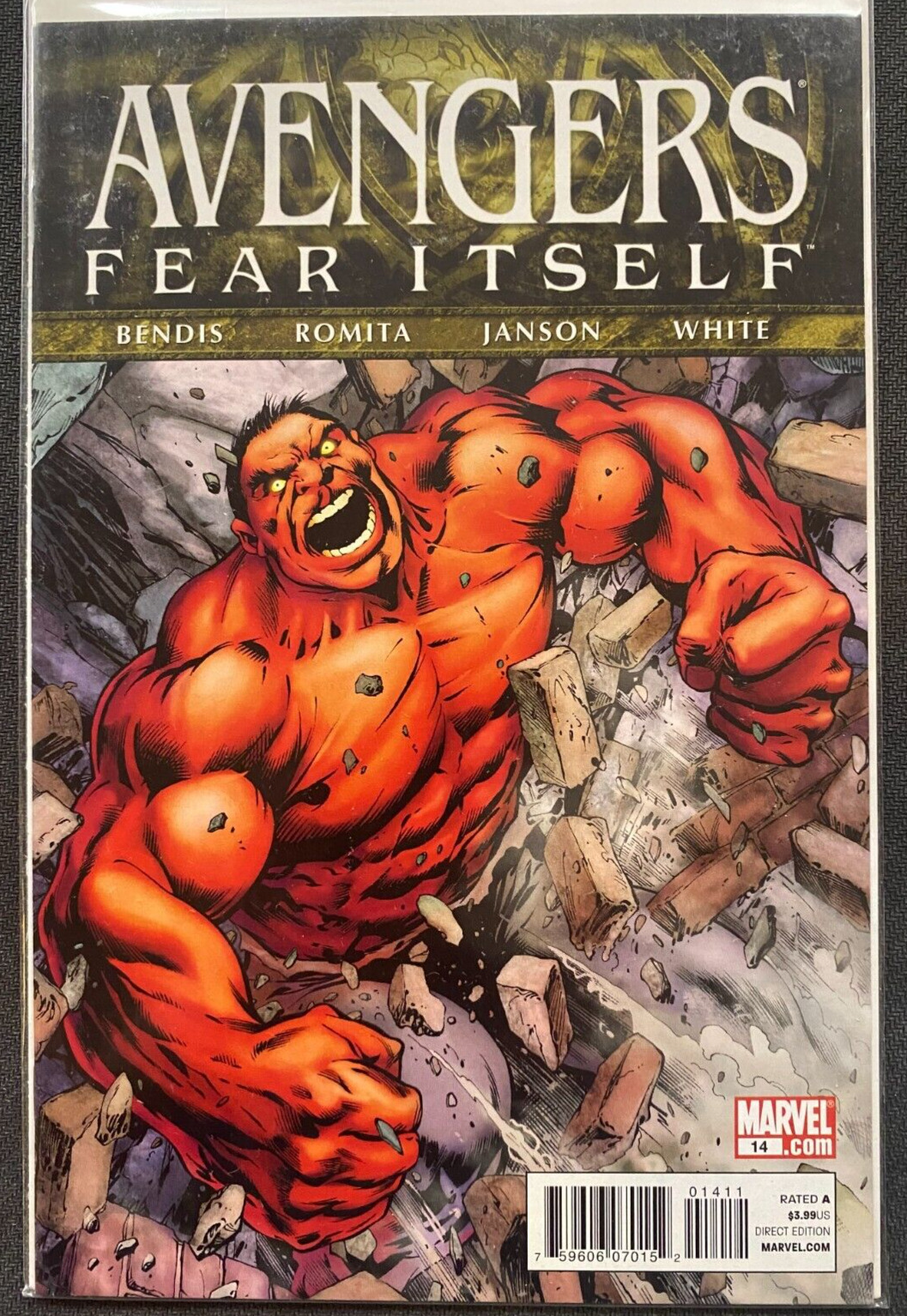 Avengers #14 Fear Itself Tie-In Marvel 2010 VF/NM Comics