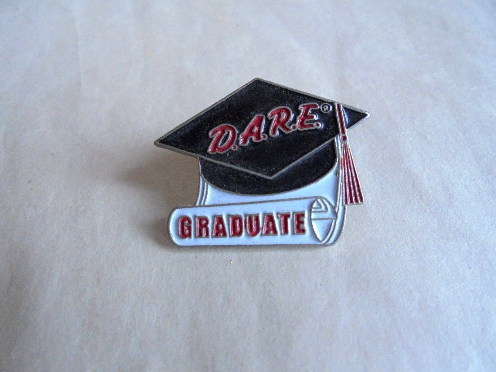 Vintage DARE Drug Abuse Resistance Education Graduate Lapel Pin