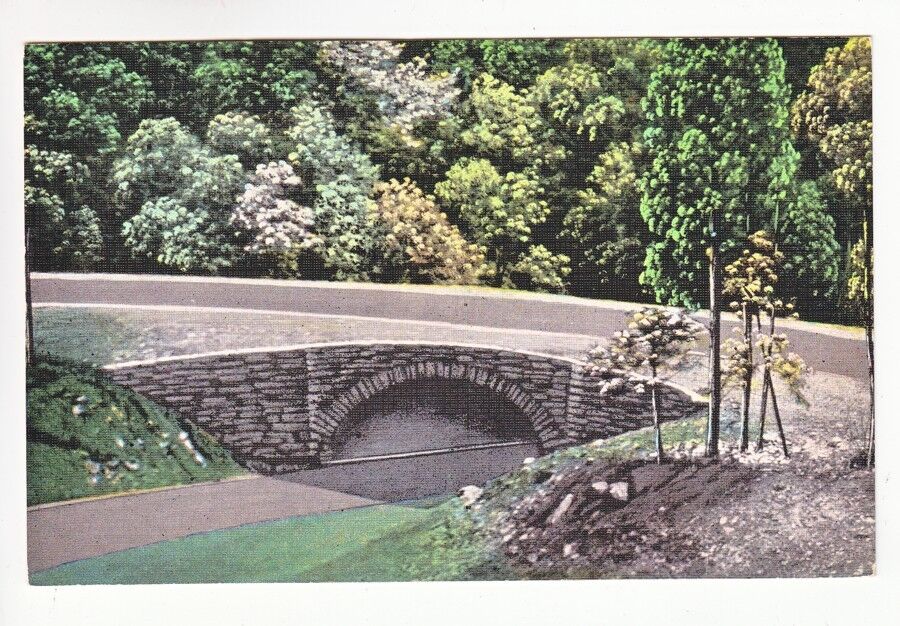 Postcard: Loop-over Bridge, Great Smoky Mountain National Park