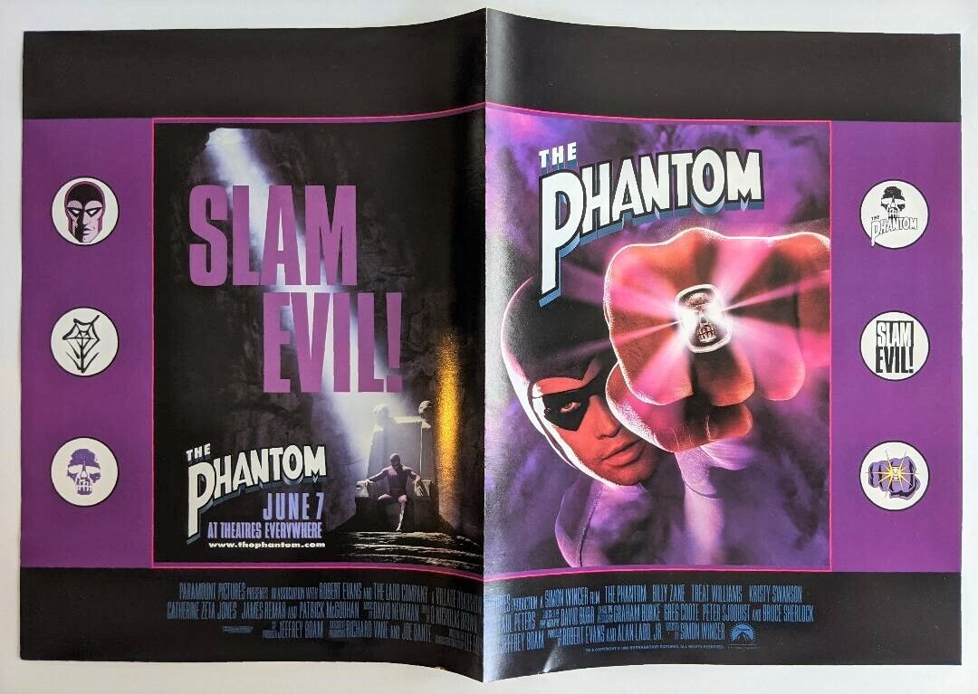 The Phantom 1996 USA Rare Never Released Scholastic Exercise Book Cover