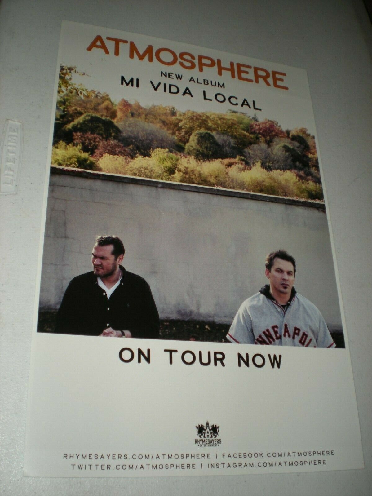 POSTER LOT by ATMOSPHERE mi vida local Rhyme Sayers PROMO for the album hip hopD