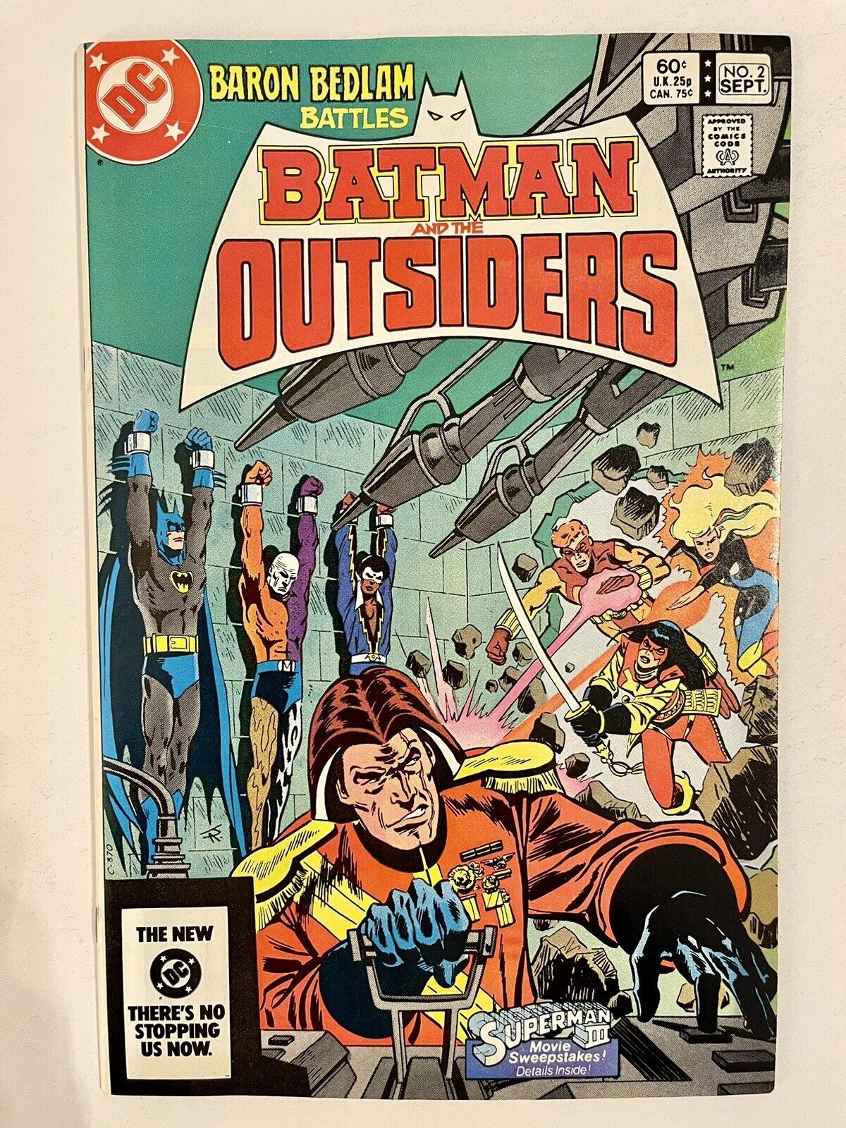 Batman and The Outsiders #2, 1983 Bronze Age DC Comic Book, 1st Appearance