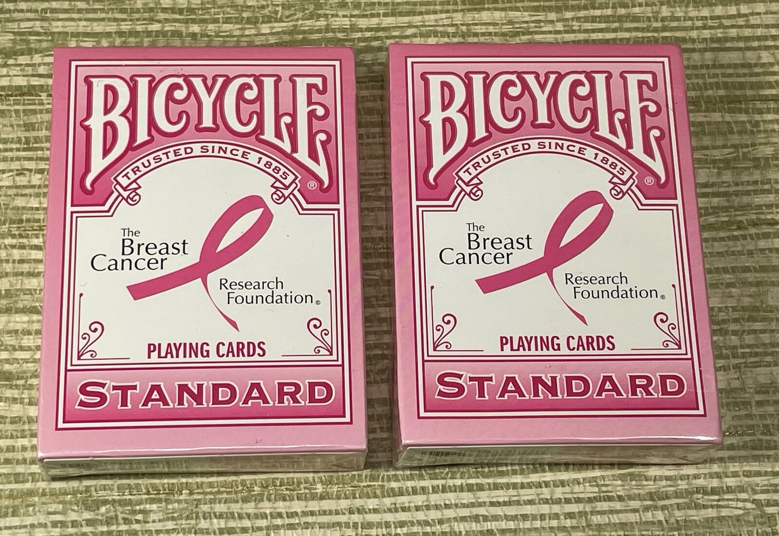 Bicycle Breast Cancer Research Foundation Playing Deck Card 2009 Pink Sealed Lot