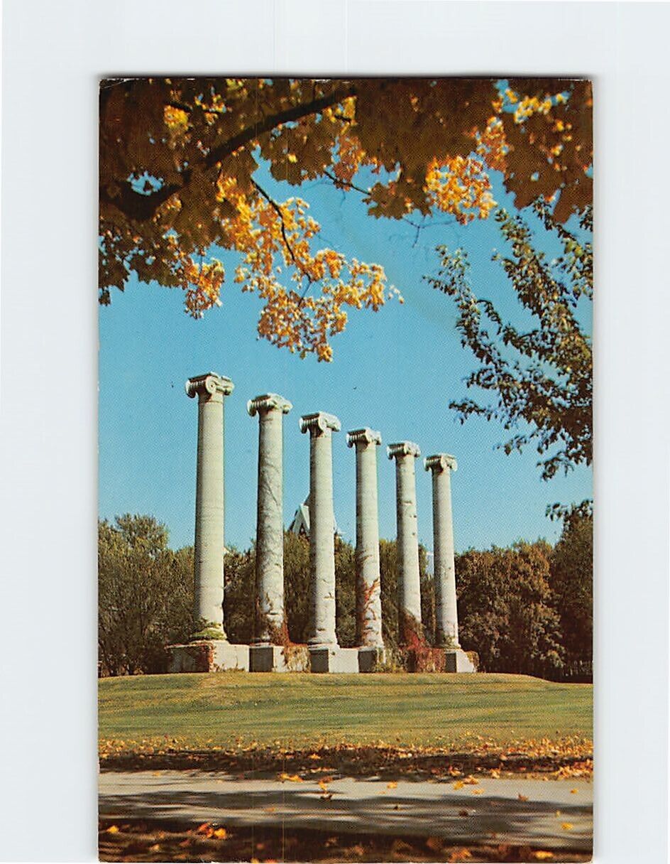 Postcard Columns of Missouri University Columbia Missouri USA