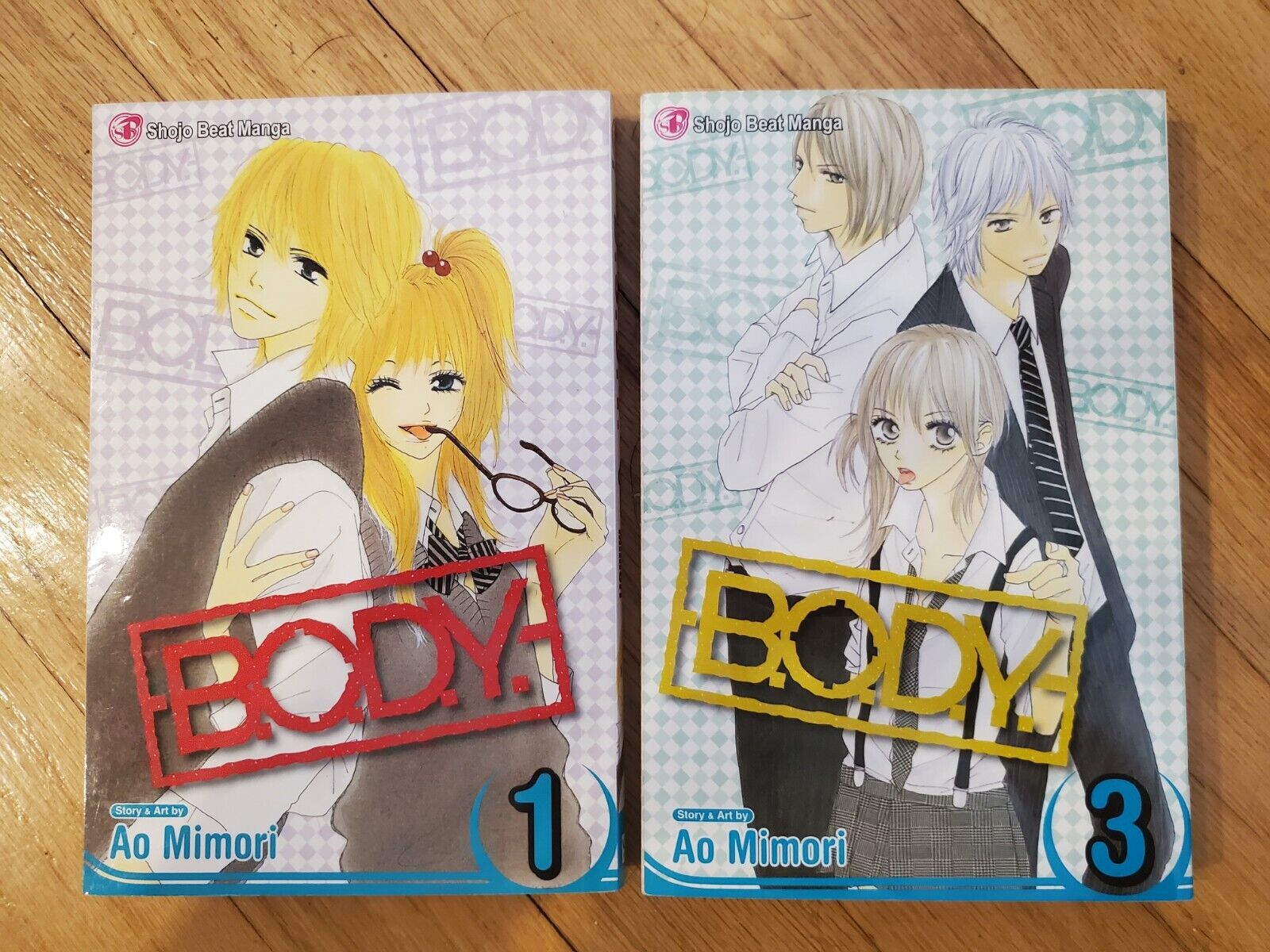 Manga - B.O.D.Y. Vol 1 & 3 - Great Condition  - English - Graphic Novels - Anime