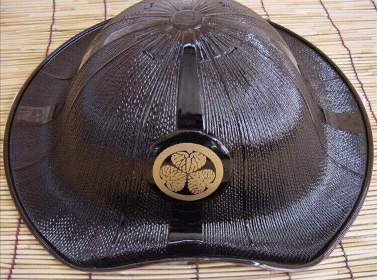 Replica japanese jingasa hat helmet Edo Kabuto Yoroi samurai ninja armor