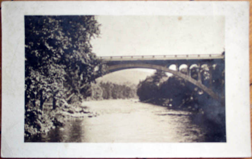 1938 Realphoto Postcard: Cornwall Bridge - Connecticut CT