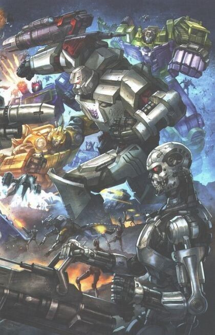 Transformers vs. Terminator #1 Alan Quah Wrap Around Virgin Variant Exclusive