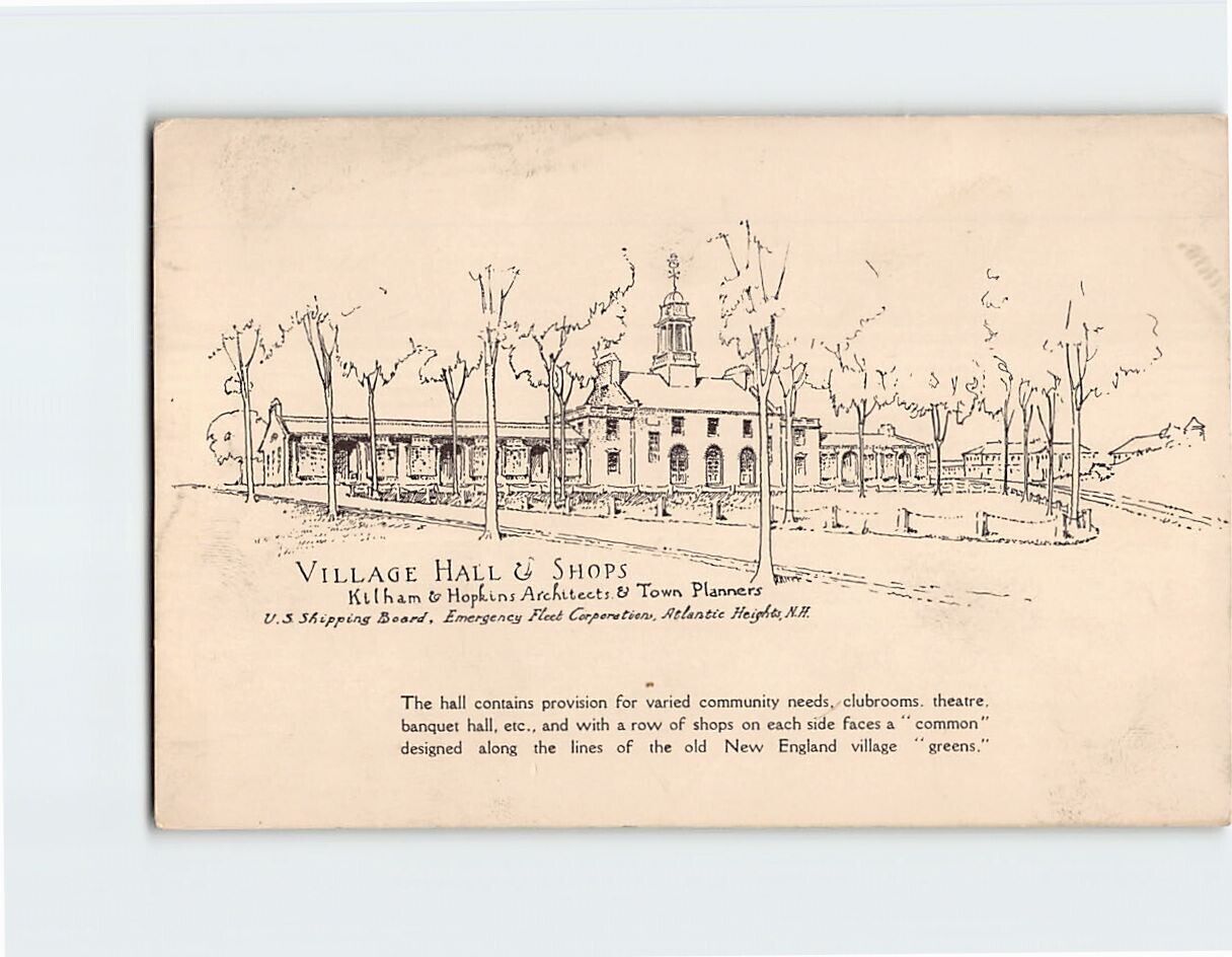Postcard Village Hall & Shops Kilham & Hopkins Architects & Town Planners